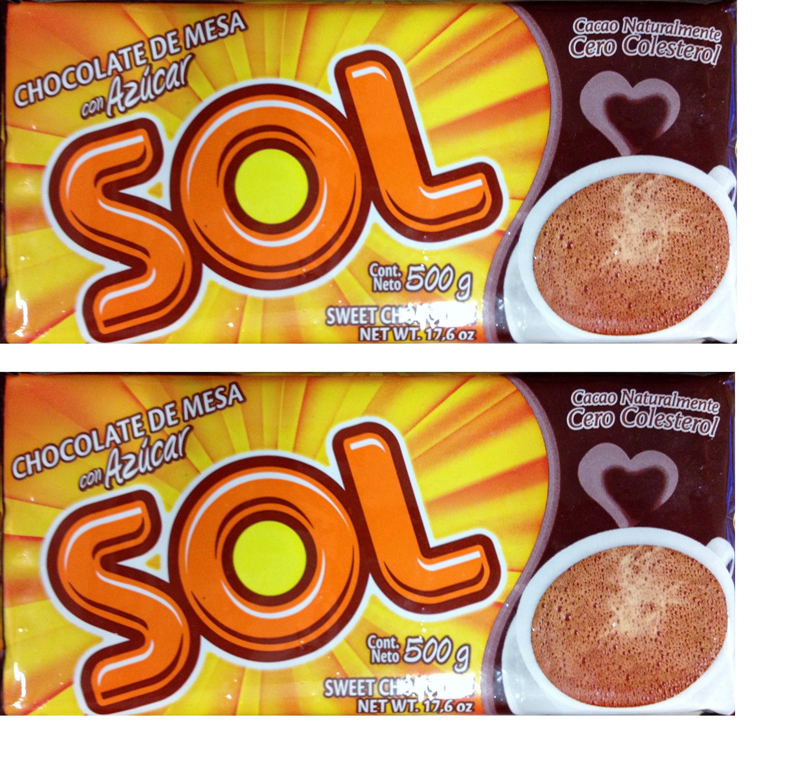 Amazon.com : Sol Chocolate Dulce 500 gr. - 2 Pack / Sweet
